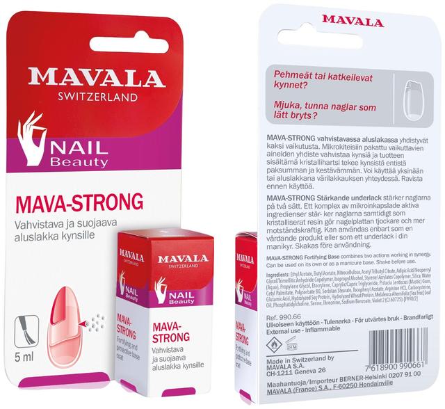 Mavala Mava-Strong vahvistava ja suojaava aluslakka, 5 ml