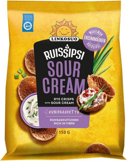 Linkosuo Ruissipsi 150g sour cream