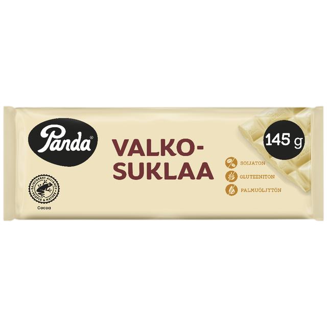 Panda valkosuklaalevy 145g