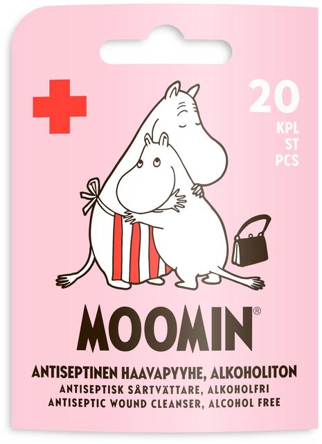 Moomin haavapyyhkeet alkoholiton 20 kpl