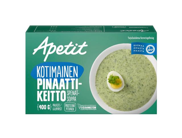 Apetit Kotimainen Pinaattikeitto pakaste 400g