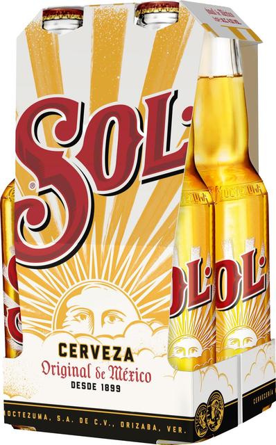 4 x Sol olut 4,2% 0,33 l