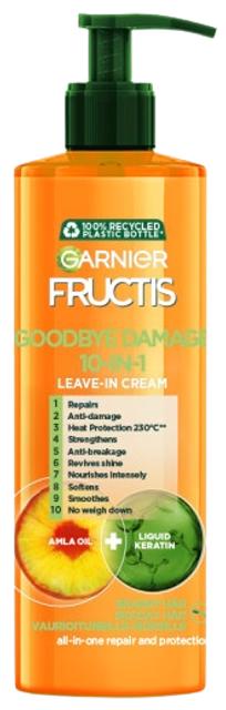 Garnier Fructis Damage Eraser -hiuksiin jätettävä hoitovoide vaurioituneille hiuksille 400 ml