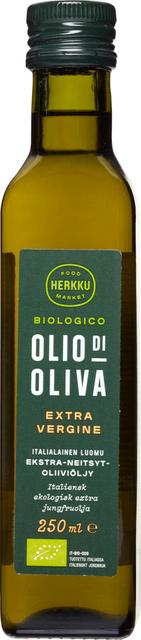 Herkku italialainen luomu ekstra-neitsytoliiviöljy 250ml