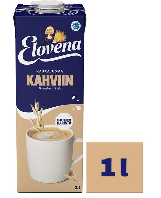 Elovena 1l kaurajuoma kahviin