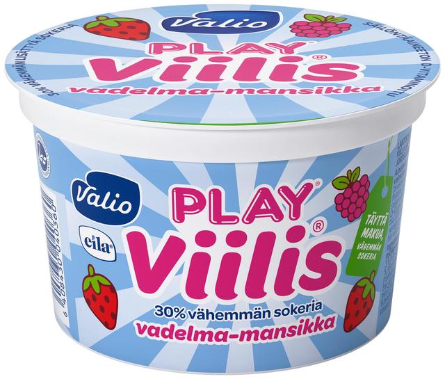 Valio Viilis® 200 g vadelma-mansikka laktoositon