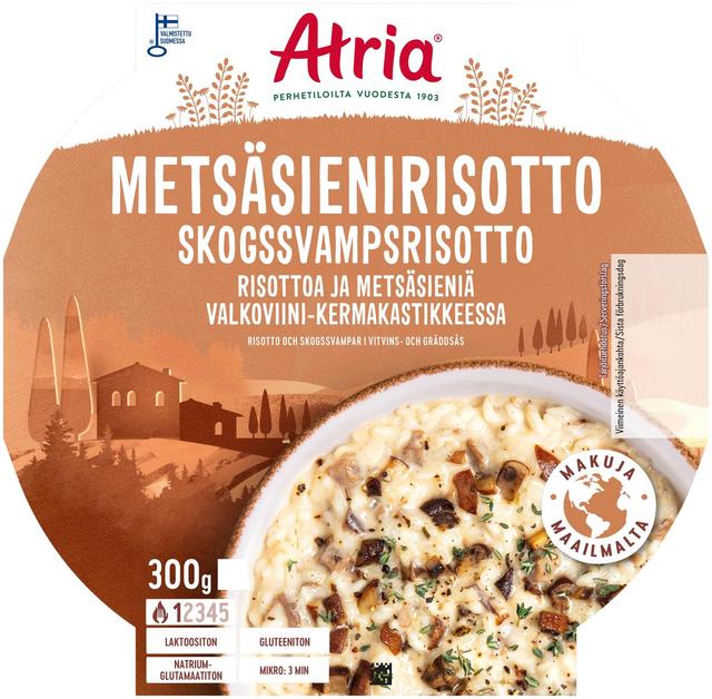 Atria Metsäsienirisotto 300g