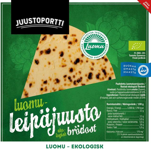 Juustoportti Luomu Leipäjuusto 200 g