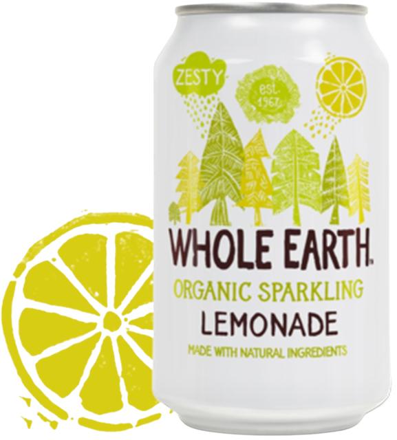 Whole Earth Luomu Hiilihapotettu sitruunajuoma 330ml