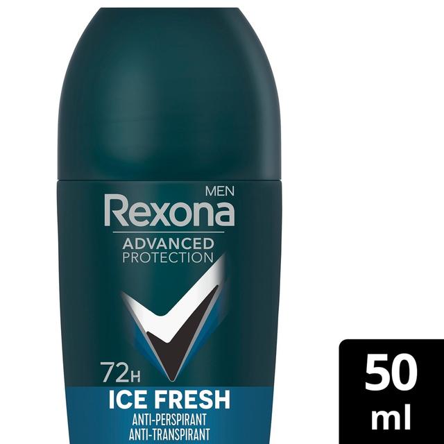 Rexona Advanced Protection Invisible Ice Fresh Antiperspirant Deodorantti Roll-on miehille 50 ml