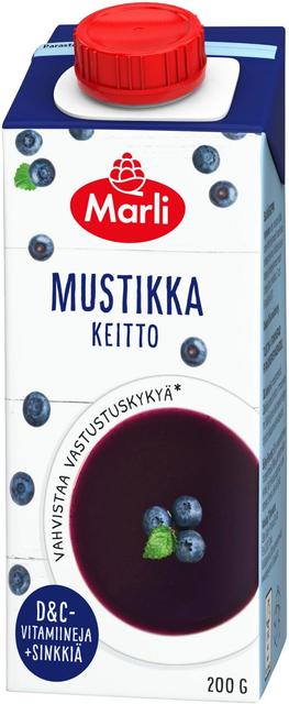 Marli Mustikkakeitto +D&C -vitamiinit, sinkki 200g