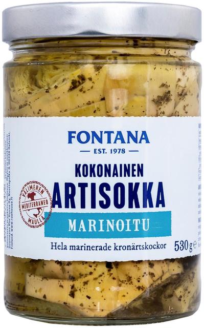 Fontana Artisokka 530g Kokonainen ja Marinoitu