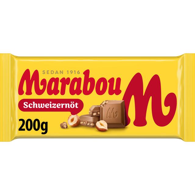 Marabou Schweizernöt suklaalevy 200g