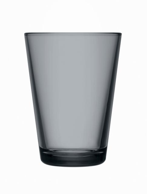 Iittala Kartio juomalasi 40cl tummanharmaa 2kpl