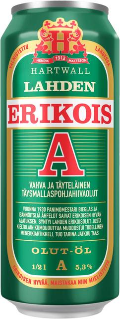 Lahden Erikois A olut 5,3% 0,5 l