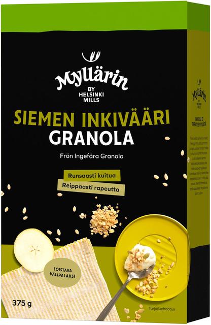 Myllärin Siemen-Inkivääri Granola 375 g