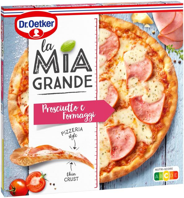 Dr. Oetker La Mia Grande Prosciutto e Formaggi pakastepizza 400 g