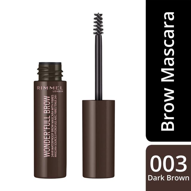 Rimmel Wonder'Full Brow -kulmamaskara 4,5 ml, 003 Dark