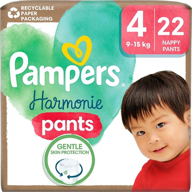 Pampers Harmonie nappy pants S4 9-15 kg 22 kpl vaippa