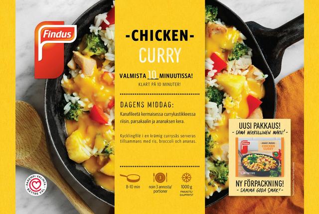 Findus Chicken Curry 1000g, pakaste