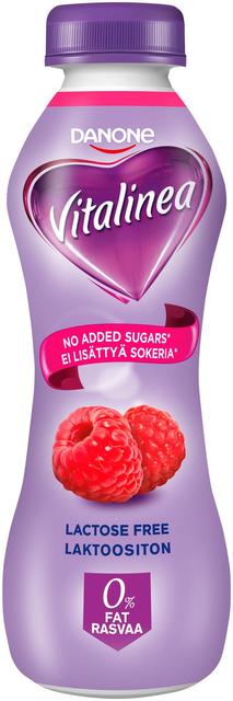 Danone Vitalinea juotava vadelmajogurtti 290g