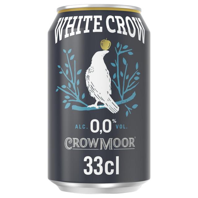 Crowmoor White Crow Dry Apple  alkoholiton omenasiideri 0,0 til-% tölkki 0,33 L