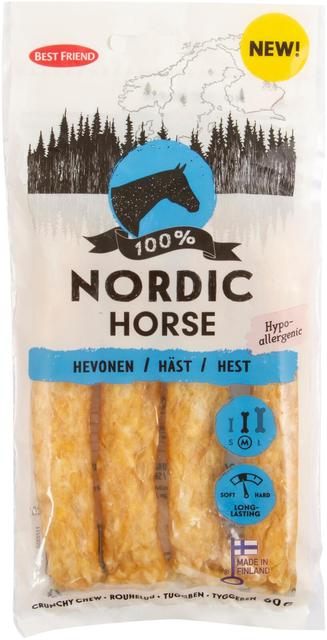 Best Friend Nordic Hevonen Hypoallergenic-rouheluu 12cm 4kpl 60g