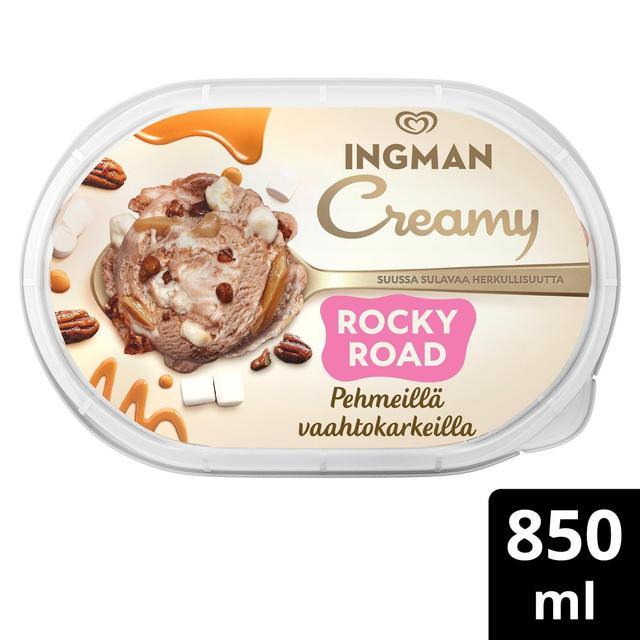 Ingman Creamy Rocky Road Jäätelö 850ml/453g