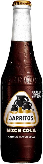 Jarritos Mexican cola Natural Flavor Soda 370ml pullo