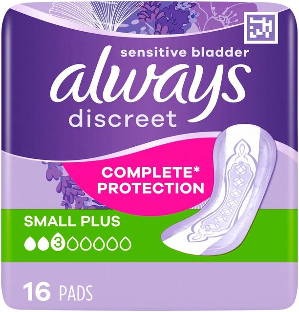 Always Discreet Small Plus 16kpl inkontinenssiside