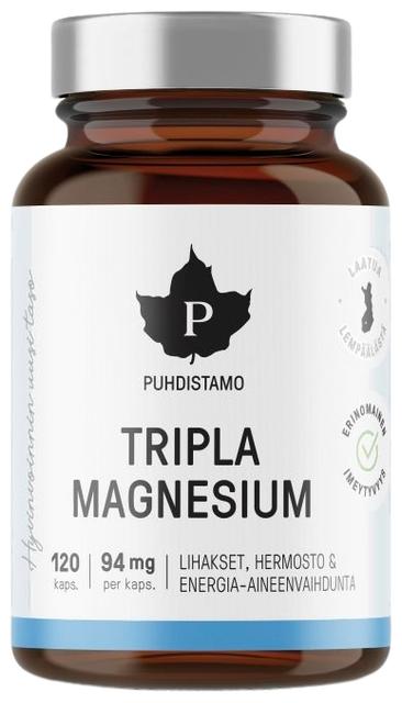 Puhdistamo Tripla Magnesium 120 kapselia