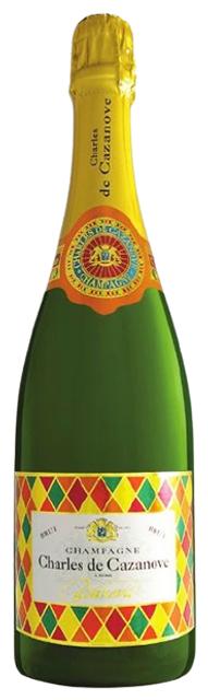 Charles De Cazanove Arlequin Brut Champagne KPN kvaliteetvahuvein 12%vol 750ml