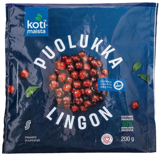 Kotimaista 200g puolukka pakaste