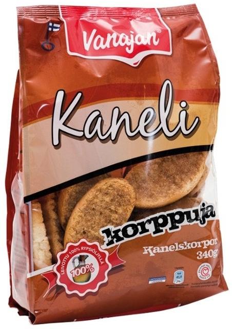 Vanajan Kanelikorppu 340g