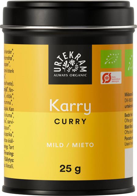 Urtekram Luomu Mieto Curry 25g