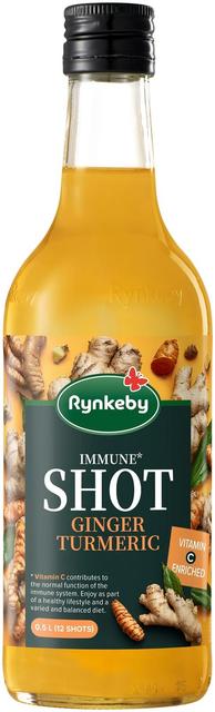 Rynkeby Inkivääri-kurkuma täysmehushot 0,5 L