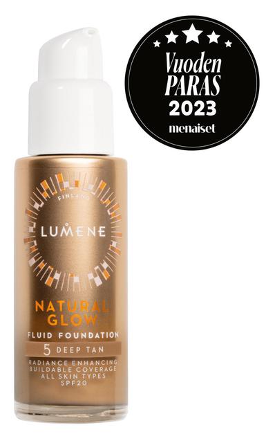 Lumene Natural Glow Heleyttävä meikkivoide SK20 5 Deep Tan 30 ml