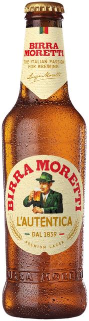 Birra Moretti L`autentica Premium Lager õlu 4,6%vol 330ml