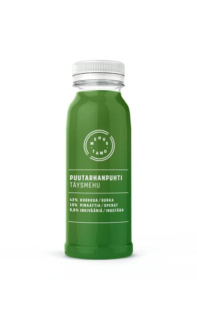 Mehustamo puutarhapuhti kurkku-omena-pinaatti täysmehu 250ml