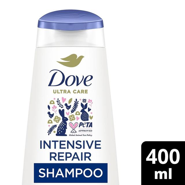 Dove Intensive Repair Shampoo Korjaa ja rakentaa hiukset uudelleen sisältäpäin 400 ml