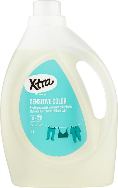 Xtra Sensitive Color pyykinpesuneste 2 l