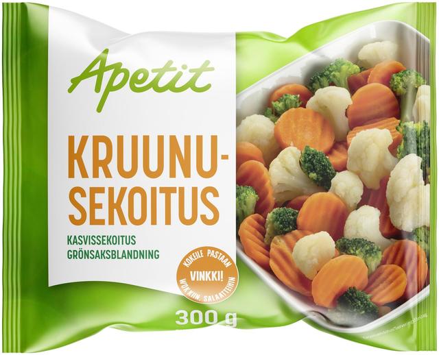 Apetit Kruunusekoitus vihannessekoitus pakaste 300g