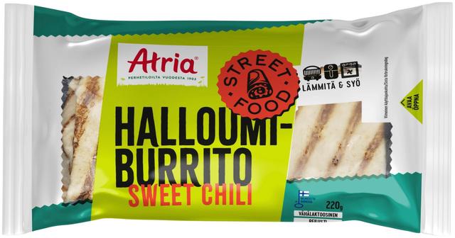 Atria Halloumiburrito Sweet Chili 220g