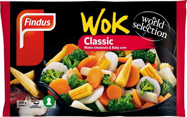 Findus Wok Classic 500g, pakaste