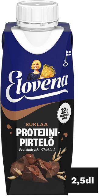 Elovena 2,5dl suklaa proteiinipirtelö