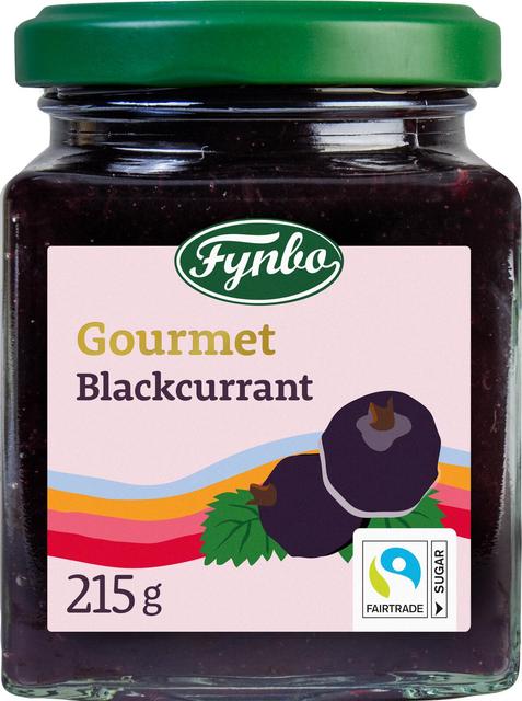 Fynbo Gourmet mustaherukkahillo 215g