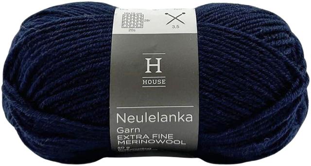 House neulelanka merinovilla 311120 50 g Navy Blue 12072