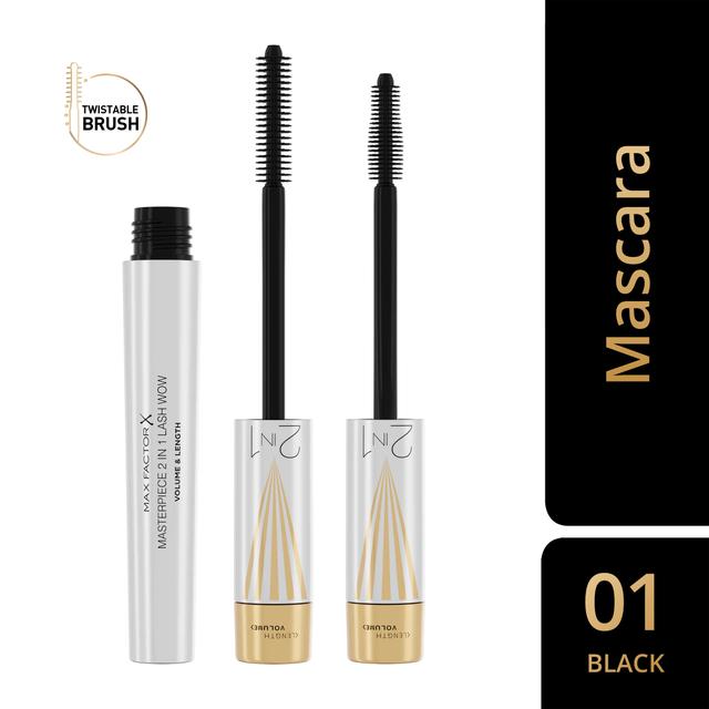 Max Factor Masterpiece 2in1 Mascara Black 7 ml ripsiväri