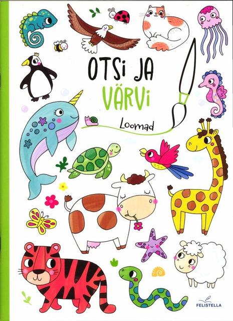 Otsi ja värvi. Loomad