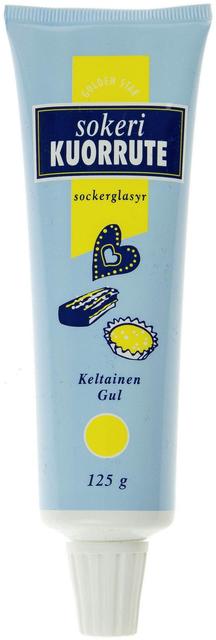 Golden Star 125g sokerikuorrute keltainen